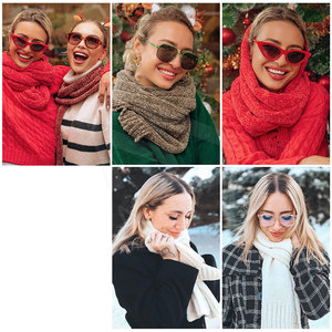 Wholesale Custom Knitted <b>Scarf</b> With Low MOQ Best Sale Price <b>Men</b> and Women Mufflers Football Team <b>Scarf</b> - Product Image 4