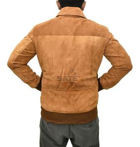 Veste en cuir de vache unisexe de style urbain, patchwork, broderie, couleurs personnalisées, meilleure qualité, service OEM - Product Image 6