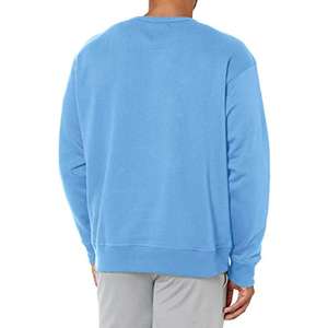 Personnalisé imprimé hommes surdimensionné français éponge Stone Wash sweat hiver couleur unie nouveau à la mode col rond sweat-shirt - Product Image 5