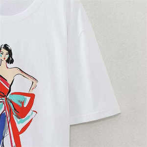 Camisetas de Verano para Mujer de Alta Calidad Hechas en Fábrica a Precios de Mayoreo, Diseña Tu Propio Logotipo - Product Image 3