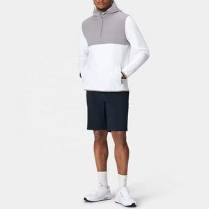 Ropa Deportiva al por Mayor para Hombre, MOQ Bajo, Conjunto de 2 Piezas para Entrenamiento, Gimnasio, Running, Jogging, Chaqueta con Cierre de 1/4 - Product Image 3