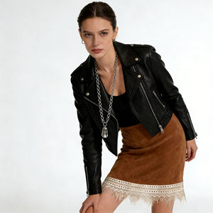 Hot Sale on Temu 2026 Vintage <b>Plaid</b> Suede Natural Waist Crocheted Breathable Pencil <b>Skirt</b> <b>for</b> Office & Daily Wear <b>for</b> <b>Women</b> - Product Image 3