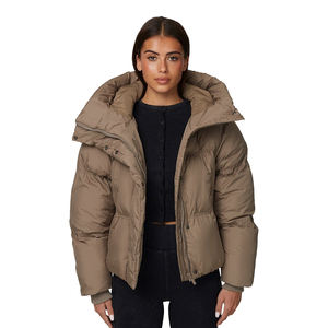 Wholesale Custom High Quality Women Casual Winter <b>Puffer</b> <b>Jacket</b> Custom Thick <b>Light</b> Weight with Logo Easywear Warm Streetwear - Product Image 1