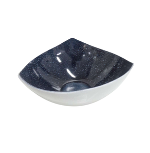 Bol à salade en aluminium classique fini en marbre pour la maison et l'hôtel bol de service utilisé pour la cuisine et la table - Product Image 2