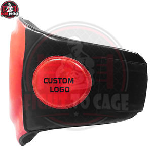 Protège-ventre de boxe en cuir entièrement personnalisé, nouvelle tendance, ultime protection antichoc, avec soutien lombaire et bandes de maintien pour les poignets - Léger et durable pour - Product Image 3
