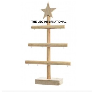 Soporte de exhibición navideño de acero inoxidable con forma de árbol, pulido brillante, para decoración de fiestas navideñas en el hogar. - Product Image 3