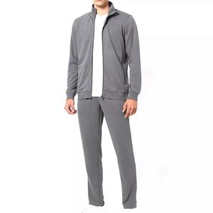 Logo personnalisé Ensemble de survêtement de sport hiver coupe-vent respirant pour homme avec fermeture éclair - Product Image 1