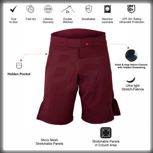 Pantalones Cortos de Artes Marciales BATTLE GEAR de Primera Calidad, Poliéster/Nailon, Secado Rápido, Transpirables, Ligeros, Tejido Suave, Ropa Deportiva - Product Image 5