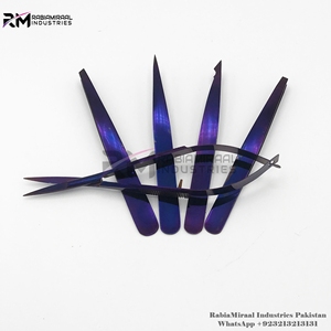 Pinzas para Cejas con Punta Inclinada de Plasma Morado, Acero Inoxidable, Empaque Personalizado, Nuevo Estilo, Gran Demanda - Product Image 6