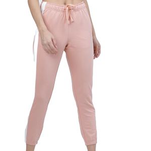 100% Cotton <b>Sweatpants</b> White Side Striped Running Jogger Pants <b>Women</b> Blank <b>Sweatpants</b> - Product Image 1