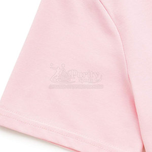 T-shirt court à capuche en toile pour femme, personnalisé avec logo, décontracté, été, haute qualité, très vendu - Product Image 4