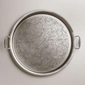 Bandeja de Servicio Multifuncional de Acero Inoxidable con Acabado Fino, Diseño Moderno, Estilo Elegante para Banquetes Reales en el Hogar - Product Image 5