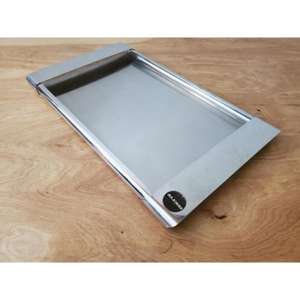 Nuevo estilo de lujo, diseño hecho a mano, bandeja de servicio pulida brillante plateada, pieza única para restaurantes y hoteles, cócteles, porciones, etc. - Product Image 4