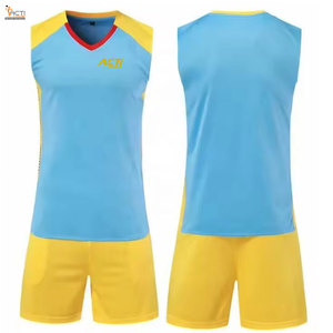 Uniformes de balonmano multicolor de buena calidad, ropa de entrenamiento para ejercicio al aire libre sin mangas, conjunto de técnicas impresas - Product Image 2