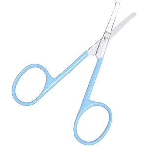Hot Selling High Quality Stainless Steel Baby Nail Cutting Scissors Best <b>Beauty</b> <b>Tools</b> Ceramic Safe Rounded Tip Curved Blade - Product Image 6