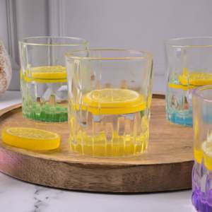 ชุดแก้วช็อตเตกีล่าสีรุ้งแบบคลาสสิกและแปลกใหม่ ทำด้วยมือ 6 ใบ แก้วช็อตหลากสีสำหรับดื่มวิสกี้และไวน์ - Product Image 6