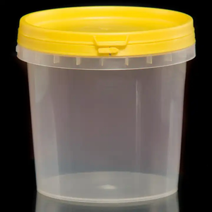 Pro-Design Plastic Round Bucket 1 To 2 Liter With Lid For <b>Paint</b> Storage - Product Image 2