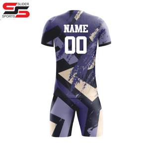 Nouvel arrivage Ensembles d'uniformes de football de qualité Maillot de football vert confortable pour adultes Impression élevée Approvisionnement direct d'usine - Product Image 2