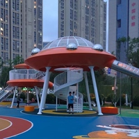 Équipements de parc d'attractions en plastique commercial pour adultes et enfants, manèges de grande capacité pour utilisation en extérieur
