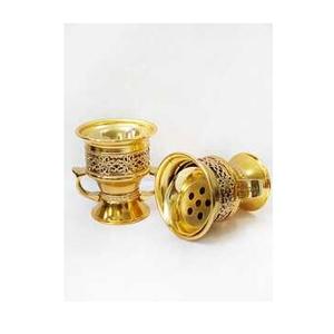 Beautiful Mubkhar Stick Brass Incense <b>Burner</b> Handmade Golden Polish Arabic <b>Bakhoor</b> <b>burner</b> for Table Decoration - Product Image 3