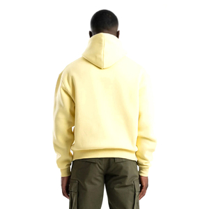 100% algodón en blanco peso pesado gota hombro hombres sudaderas con capucha de alta calidad Casual Color sólido algodón pulóver sudaderas con capucha de gran tamaño - Product Image 3