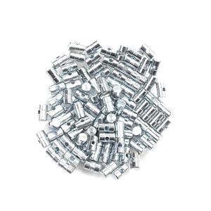 BCR036 BCR036 100 Pcs Inner Outer <b>Door</b> <b>Handle</b> Trunk Hood Lock Latch Release Cable Wire Rope End Pin Stop Rivet 6x10 mm Hole Dia: - Product Image 1