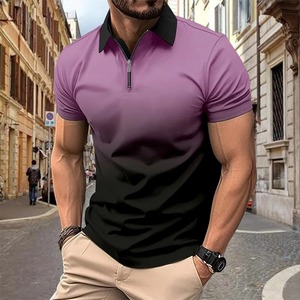 New <b>3D</b> <b>Printed</b> Wholesale Polo T-Shirt Customize Breathable Men's Polo Shirts Stylish 100% Organic Cotton Polo Shirts - Product Image 4