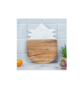 Tabla de cortar de mármol y madera maciza, forma personalizada, respetuosa con el medio ambiente para el hogar, cocina, comida vegetal, tabla de cortar para servir a la venta - Product Image 6
