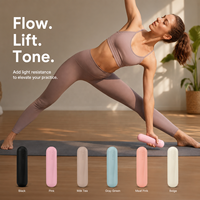 Haltères en silicone écologiques avec logo personnalisé pour femmes, haltères de fitness durables et légers pour les bras et le corps