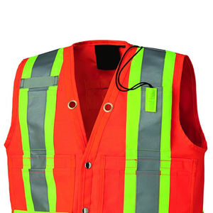 Chalecos de seguridad de ropa de trabajo más vendidos con bolsillos para hombres y mujeres, chaleco de seguridad de desgaste de protección de precio barato al por mayor - Product Image 3