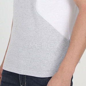 T-shirts pour hommes de taille personnalisée à la mode et confortable tissu tricoté 100% coton quantité minimale de commande bas - Product Image 6