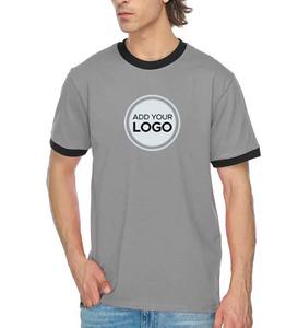 เสื้อยืด100% ใส่ได้ทั้งชายและหญิงแขนสั้นผ้าผสมไตรยี่ห้อของคุณ - Product Image 1