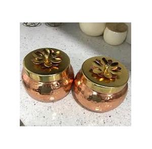 Último diseñador Frutos secos Nuez Tarro Uso Hogar Decorativo Y Regalos de negocios Artesanía de metal hecha a mano - Product Image 2