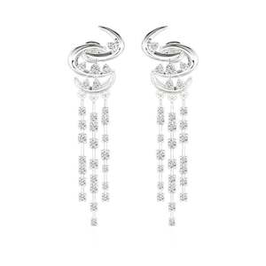 ต่างหูแฟชั่นรูปน้ำตกหมุนวน Jeulia - Product Image 1