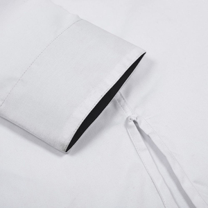 ชุดกังฟูผ้าฝ้าย100% ชุดกังฟูชุดกังฟูสีทึบระบายอากาศได้น้ำหนักเบาแห้งเร็วออกแบบโลโก้ได้ตามต้องการ - Product Image 3