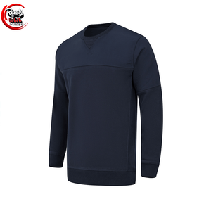 OEM Hombres Peso Pesado 100% Algodón Cuello Redondo Sudadera De Gran Tamaño Casual Pullover Fleece Sólido Para Invierno Esenciales Personalizados - Product Image 1