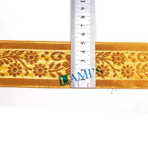 Trenza de alambre de lingotes franceses al por mayor, trenza de encaje de Mylar personalizada, trenza de encaje de recorte personalizada para Decoración - Product Image 1