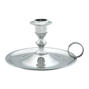 โบราณทองเหลืองโลหะอลูมิเนียมเชิงเทียนเรียว - Product Image 6