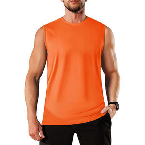 Camisetas sin Mangas para Hombre de Secado Rápido, Camiseta sin Mangas de Algodón Suave y Transpirable, Ropa Deportiva Informal sin Mangas, OEM ODM de Bangladés - Product Image 6