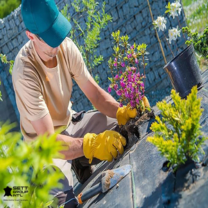 OEM DULFINE Gants de travail en cuir de vachette Gants de jardinage et de ski résistants aux perforations et aux coupures Caractéristiques Hommes Cyclisme en plein air - Product Image 5