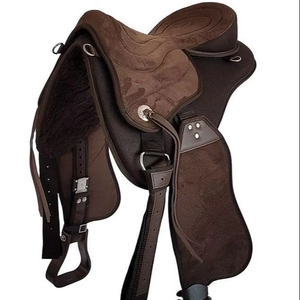Premium Quality Synthetic <b>Treeless</b> Horse <b>Saddle</b> Complete Mount Race <b>Saddle</b> - Product Image 1