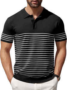 Vente en gros de polo en coton personnalisé votre marque avec impression et logo brodé polo vierge pour hommes polo uni décontracté pour hommes - Product Image 4