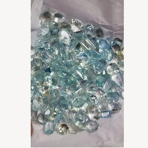 พลอยสีฟ้าธรรมชาติขนาด8มม. ถึง15มม. 150ชิ้นรูปไข่แปดเหลี่ยม290 CTS Lot iroc ขายคุณภาพสูง baruj 232 $ เรา - Product Image 1