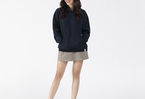 Jersey elegante para mujer, de algodón 100% sudaderas con capucha, sudaderas de lana de gran tamaño, ropa de calle bordada personalizada de peso pesado para primavera - Product Image 3