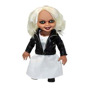 Muñeca Tiffany Hablante de Bride of Chucky, Muñeca de Vinilo de 15 Pulgadas para Niñas, Modelo Musical de Dibujos Animados y Juguete Suave DIY de Material PC - Product Image 1