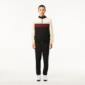 Streetwear d'hiver pour hommes imprimé solide survêtement 2 pièces tenue à capuche pull-over polaire survêtement ensemble - Product Image 1