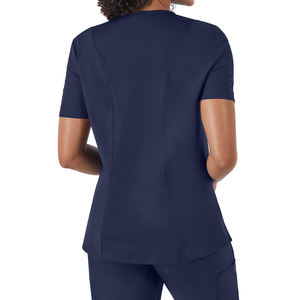 Summer Hospital Scrubs Nursing Uniform Manufacturer Five <b>Pocket</b> V-Neck Hospital Uniform Nurse Medical Scrub Top for Men - Product Image 3