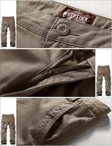 Men's Lightweight High Cotton Canvas Ripstop <b>Cargo</b> <b>Work</b> <b>Pants</b> Big Tall Construction Utility Safety Embroidered High Drawstring - Product Image 6
