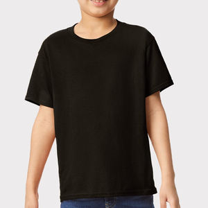 T-shirt élégant pour garçons, juniors, enfants, 100% coton, compressé, vente en gros, fournisseurs bangladais, OEM personnalisable, qualité assurée - Product Image 2