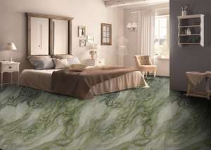 แผ่นหินอ่อนแคลไซต์ขัดเงาขนาดใหญ่ที่มีพื้นผิวที่สวยงามสำหรับซุ้มอาคาร - Product Image 2